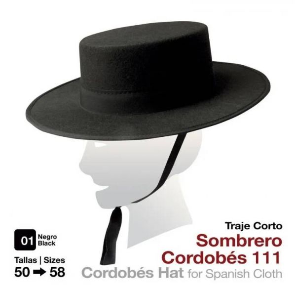 Traje Corto Sombrero Cordobes Nº111