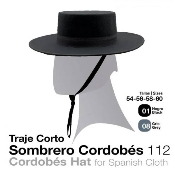 Traje Corto Sombrero Cordobés Nº112