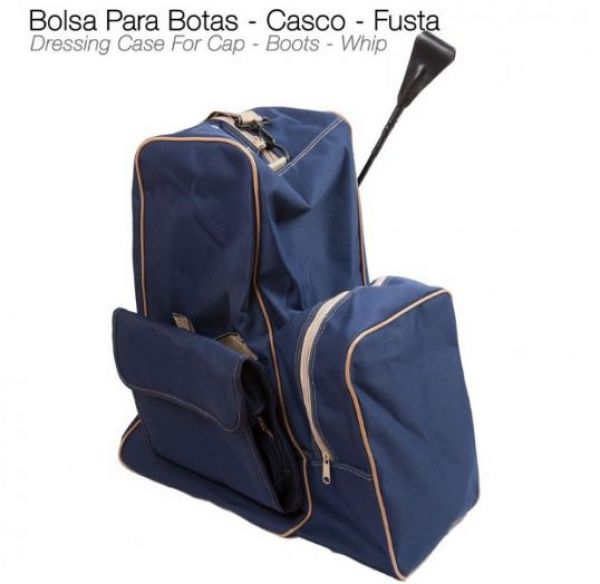 Alianza busto accesorios Bolsa Para Botas Casco Fusta 3703 Azul